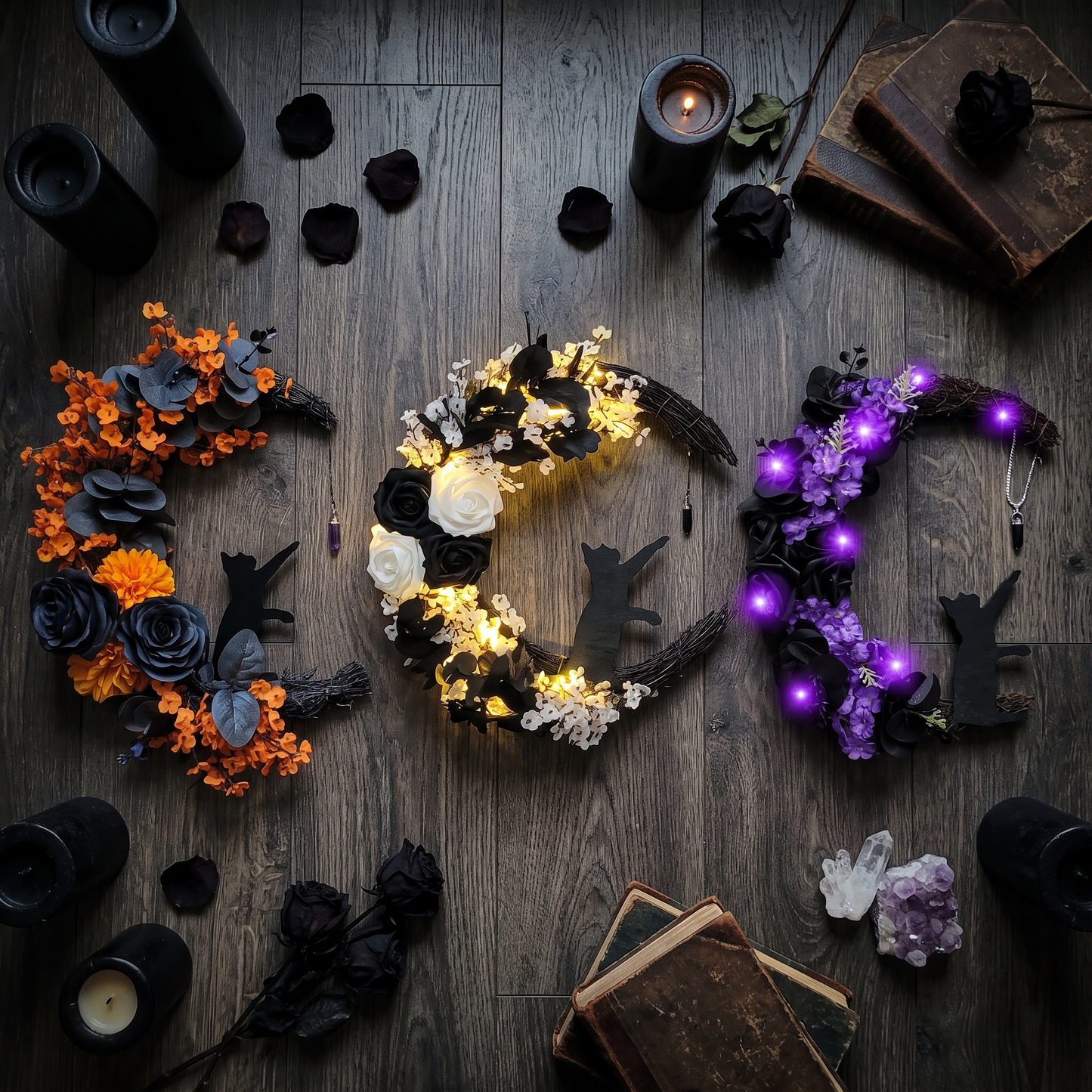 Handmade Luna's Moon Wreath